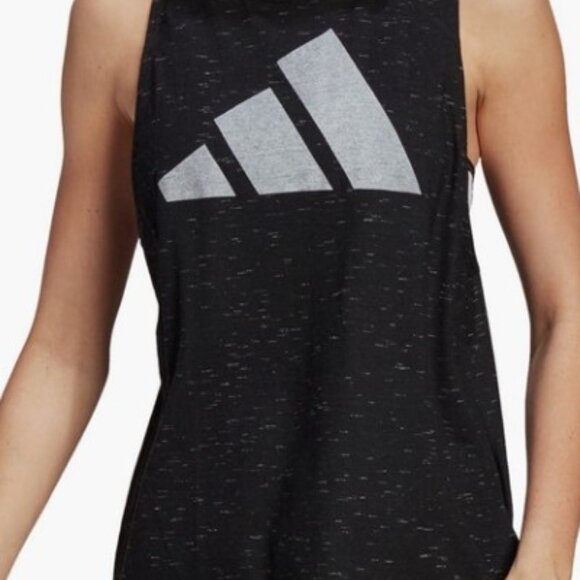 Adidas Black Tee with White Accents - Picture 1 of 5